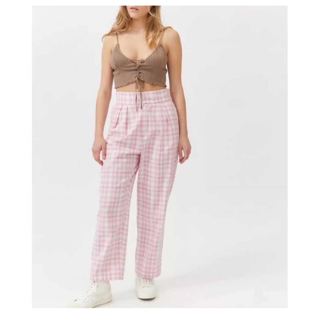 Urban outfitters paige linen blend pleated pant NWT